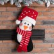 Glitzhome Hooked 3D Penguin Christmas Stocking, 1 Piece