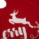 Glitzhome 48"D Fabric "Merry Christmas" Tree Skirt