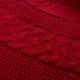 Glitzhome 52"D Knitted Acrylic Christmas Tree Skirt - Red