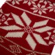 Glitzhome 24"L Knitted Acrylic Christmas Stocking w/Snowflake