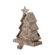 Glitzhome 7.50"H Marquee LED Wooden/Metal Christmas Tree Stocking Holder