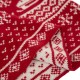 Glitzhome 50"L*60"W Knitted Acrylic Red Throw Blanket w/Tassels