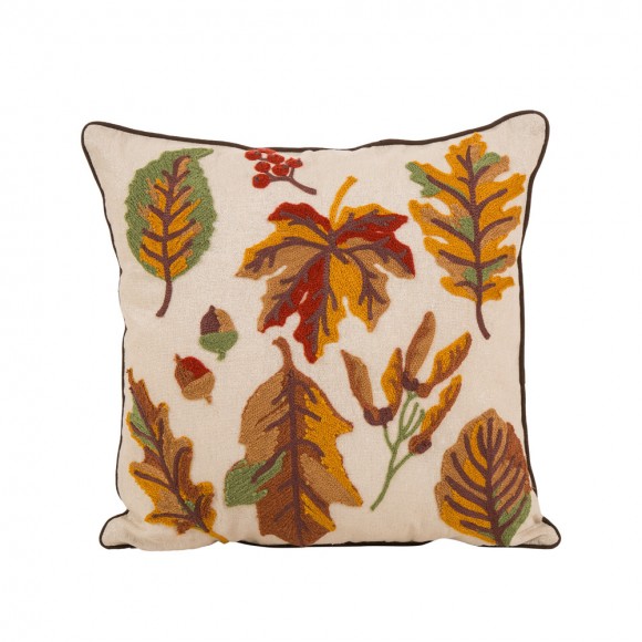 Autumn Leaves Lumbar Throw Pillow