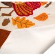 Glitzhome 32"L Cotton Embroidered Turkey Apron