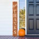 Glitzhome 51.57" H Wooden "Give THANKS" Porch Sign Board with Cane Decoration