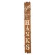 Glitzhome 51.57" H Wooden "Give THANKS" Porch Sign Board with Cane Decoration