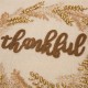 Glitzhome 72"L Embroidered Thankful Table Runner