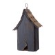 Glitzhome 10.04"H USA Patriotic Hand Painted Wood Birdhouse