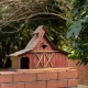 Glitzhome 20.67"L Extra-Large Rustic Wood Barn Birdhouse