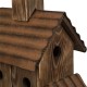 Glitzhome 24.02"H Extra-Large Rustic Wood Natural Birdhouse