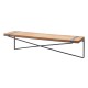 Glitzhome 31.5"L Farmhouse Rustic Metal/Wooden Wall Shelf