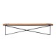 Glitzhome 31.5"L Farmhouse Rustic Metal/Wooden Wall Shelf