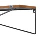 Glitzhome 31.5"L Farmhouse Rustic Metal/Wooden Wall Shelf