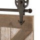 Glitzhome 35.25"H Farmhouse Wooden Barn Door Wall Decor, Set of 2