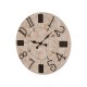 Glitzhome 28"D Rustic Wooden Wall Clock Farmhouse Style Home Decor