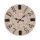 Glitzhome 28"D Rustic Wooden Wall Clock Farmhouse Style Home Decor