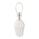 Glitzhome Matte Ceramic Table Lamp w/linen shade