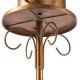 Glitzhome 53"H Farmhouse Faux Copper 2-Tiered Distressed Metal Decorative Garden Birdhouse with Stake (KD)