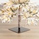 Glitzhome 6ft Deluxe Pre-Lit Snow Flocked Pine Artificial Christmas Tree with 300 Warm White Lights