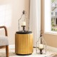 Glitzhome 16.5"H Farmhouse Rustic Metal Lantern, Set of 2