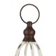 Glitzhome 16.5"H Small Farmhouse Rustic Metal Lantern
