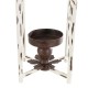 Glitzhome 16.5"H Small Farmhouse Rustic Metal Lantern
