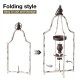 Glitzhome 16.5"H Farmhouse Rustic Metal Lantern, Set of 2