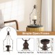 Glitzhome 16.5"H Farmhouse Rustic Metal Lantern, Set of 2