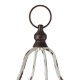 Glitzhome 22"H Large Farmhouse Rustic Metal Lantern, Set of 2