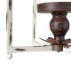 Glitzhome 22"H Large Farmhouse Rustic Metal Lantern, Set of 2