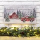 Glitzhome 24"L Wooden Farmhouse Hanging Wall Decor