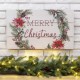 Glitzhome 24"L Wooden "Merry Christmas" Hanging Wall Decor