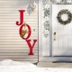 Glitzhome Metal "JOY" Angel Yard Stake or Wall Décor or Standing Decor, Set of 3