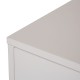 Glitzhome Wooden X-Shape Side Table With Drawer White