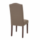 Glitzhome Tan Upholstered Dining Chairs With Studded Decoration, Set Of 2