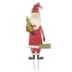 Glitzhome 36.02"H Metal Santa Yard Stake or Standing Décor or Wall Décor (Three Function)