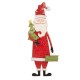 Glitzhome 36.02"H Metal Santa Yard Stake or Standing Décor or Wall Décor (Three Function)