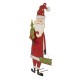 Glitzhome 36.02"H Metal Santa Yard Stake or Standing Décor or Wall Décor (Three Function)
