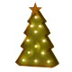 Glitzhome 16.14"H Marquee LED Christmas Tree Decor