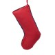 Glitzhome Hooked Snowman Christmas Stocking 19", 1 Piece(Red, Blue, White)