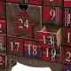 Glitzhome Handcrafted Wooden Christmas Countdown Calendar With Drawer (Reindeer)