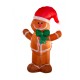 Glitzhome 7.87ft Christmas Lighted Gingerbread Man Inflatable Decor