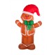 Glitzhome 7.87ft Christmas Lighted Gingerbread Man Inflatable Decor