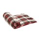 Glitzhome 100% Acrylic Dress Stewart Tartan Plaid Throw Blanket with Fringe, 50'' x 60''