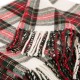 Glitzhome 100% Acrylic Dress Stewart Tartan Plaid Throw Blanket with Fringe, 50'' x 60''