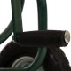 Glitzhome 34.45''H Green Garden Hose Reel Cart with Wheels and Steel Basket