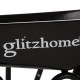 Glitzhome 4.7-cu ft Black Steel Framed Plastic Garden Wheelbarrow Utility Dump Cart