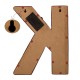 Glitzhome Vintage Marquee LED Lighted Letter K Sign Battery Operated Red