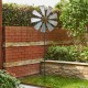 Glitzhome Farmhouse Metal Galvanized Windmill Yard Stake or Wall décor