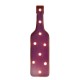 Glitzhome Vintage Marquee LED Lighted Wine Bottle Sign Wall Decor Battery Operated Red